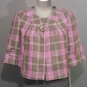 DKNY JEANS Cropped Coat Jacket